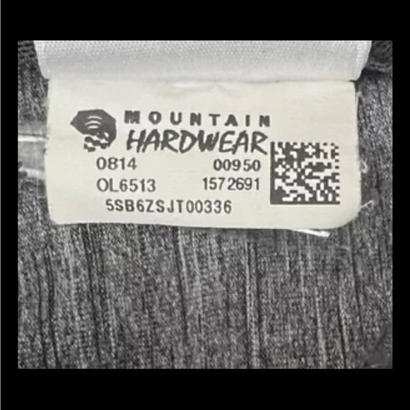 Mountain Hardwear Women’s Sz S Mighty Power Hybrid Jacket Windbreaker Gray/Pink - Picture 7 of 7